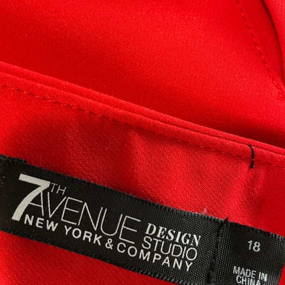 Fire! NY & Co high waist straight cut slim fit ankle pants, sz 18 - Picture 5 of 6